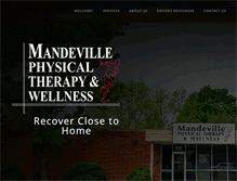 Tablet Screenshot of mandevillept.com